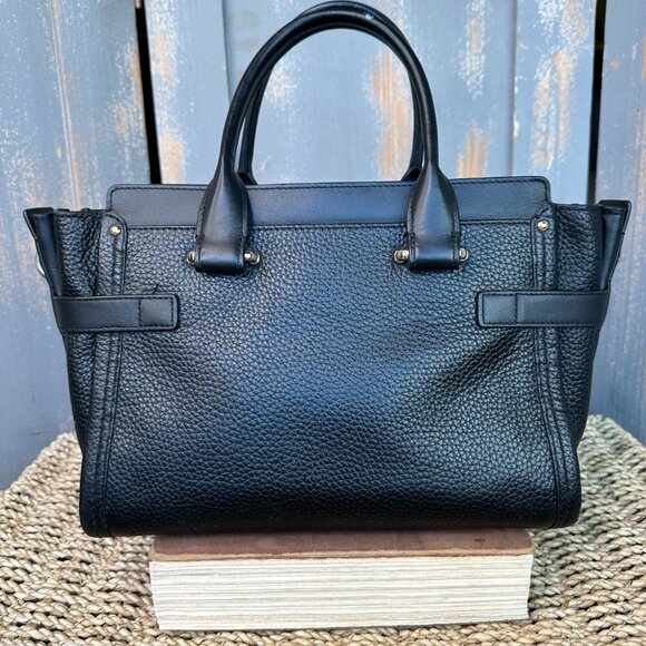 Coach Swagger 27 Satchel Leather Black - Picture 5 of 16